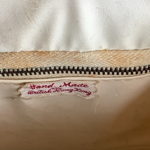 1950’s 60’s Vintage Wicker & Lucite Handbag Purse - Picture 8 of 10